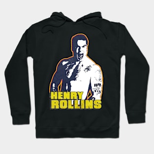 Henry Rollins Retro Vintage Design Distressed Hoodie